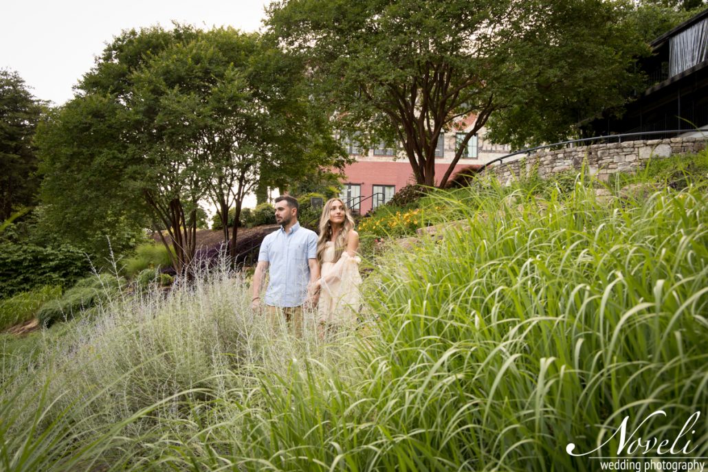 Falls Park Engagements | Niki + Kosta